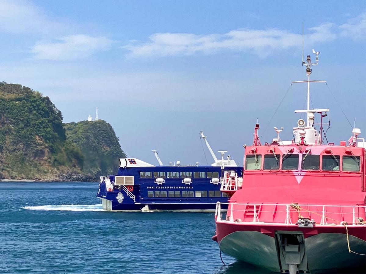 癒楽 伊豆大島 Vandrehjem Eksteriør billede